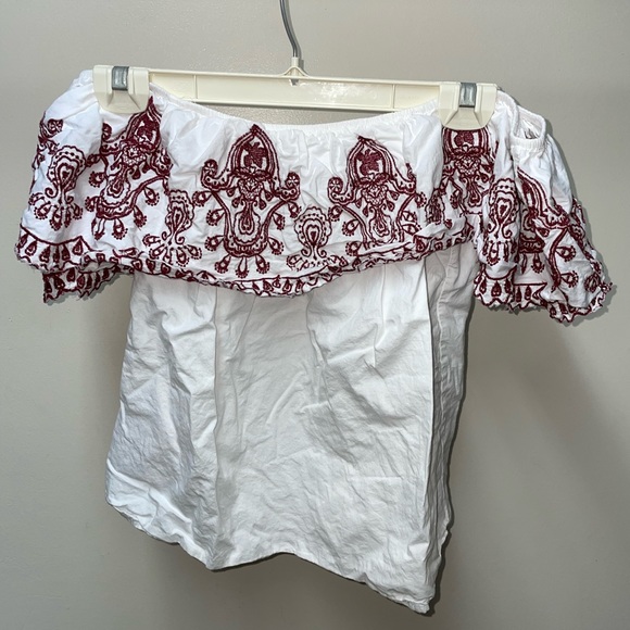 Rue21 Tops Rue2 Off The Shoulder Embroidered Top Poshmark